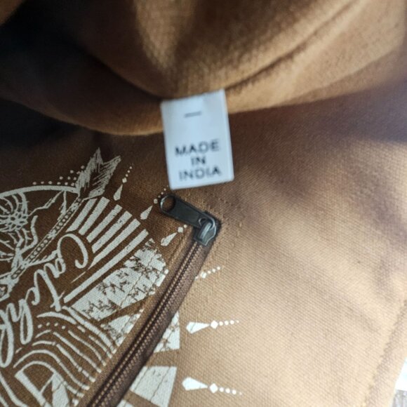 Catchfly Studios Serape Leather Tote Purse Shoulder Bag Southwestern Aztec NWT - Picture 9 of 16